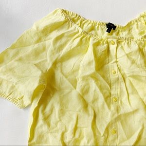 Talbots Tops - 3 FOR $15 TALBOTS Yellow Linen Off Shoulder S Talbots Tops - 3 FOR $15 TALBOTS Yellow Linen Off Shoulder S